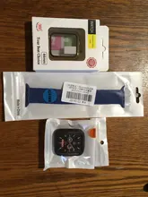 Trenzado Solo lazo correa de reloj Apple watch banda 44mm 40mm 38mm 42mm, tela de Nylon Correa pulsera serie de correas para iWatch 6 5 4 3 SE 42mm
