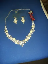 CC-Conjunto de joyería para mujer, collar de perlas, pendientes de tuerca, Gargantilla, colgante, accesorios de compromiso para boda romántica, regalos de novia TL159