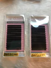 Extensiones de pestaña plana mate, visón Individual más suave, suministros de pestañas, elipse, Cachemira, puntas divididas de volumen