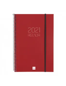 Annual spiral AGENDA OPAQUE E11 SV VERT.2021 Bordeaux +
Annual spiral AGENDA OPAQUE E11 SV VERT.2021 Bordeaux +