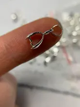 50 unids/lote 5x14mm 6x17mm 8x20mm 7 colores colgantes plateados broches conectores cuentas de cobre cuentas de bola hallazgos de joyería