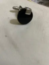 KFLK-gemelos de camisa para hombre, joyería negra, botón de alta calidad, redondos de lujo, invitados de boda