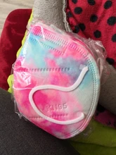 Mascarilla FFP2 de 5 capas para adultos, máscara de tejido KN95, respirador con filtro KN95