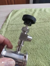 1/2-Needle-Valve Stainless-Steel Adjustable Female BSP Thread 90-Degree 304-On/Off