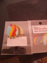 OlingArt-plumas naturales Multicolor, 35MM, 10 unids/lote, Clips de Metal de bronce, DIY, collar, pendientes, colgantes de correas para fabricación de joyería