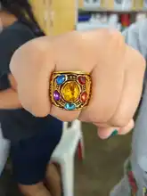 Accesorios de la película Power Cosplay anillo de aleación hombres mujeres joyería anillos de dedo