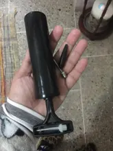 Bomba de aire portátil para fútbol, anillo de natación, bomba de aire inflable, bomba de aire de mano de plástico con adaptador de agujas de inflado de Gas