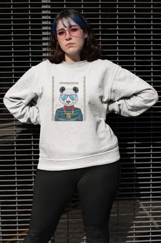 Angemiel Wear Glasses Photo Machine Holidaymaker Panda White Women Sweatshirts
Angemiel Wear Glasses Photo Machine Holidaymaker Panda White Women Sweatshirts