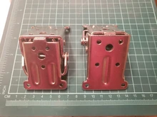 De hierro bisagra plegable pata de la Mesa entre corchetes plegable para silla de mesa de extensión mesas plegable auto bloqueo doble pies bisagras