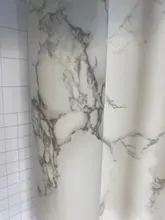 PVC Stickers Marble Self-Adhesive Kitchen-Desktops Matte Wall-In-Rolls Glossy Waterproof