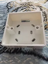 86*86mm montado en la pared caja de conexiones para termostato temperatura Caja del controlador estuche protector