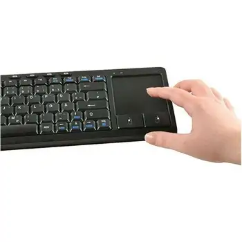 Vivanco 33928 Wireless Keyboard black with touchpad large size-additional buttons mouse-range 10m
Vivanco 33928 Wireless Keyboard black with touchpad large size-additional buttons mouse-range 10m