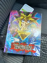 YUGIOH-fundas para tarjetas de juego de mesa, álbum de tarjetas con enganche, tamaño 63x88mm