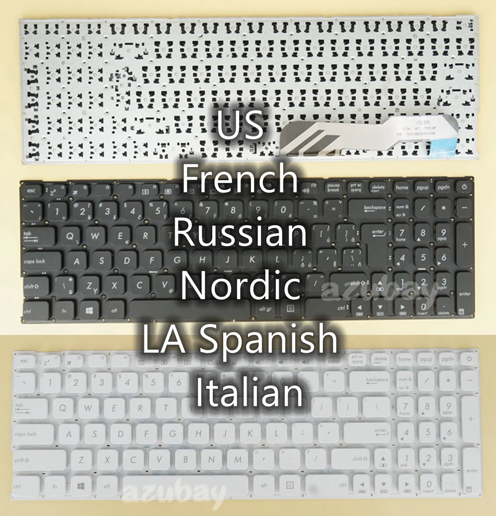 Клавиатура для Asus R541NA R541S R541SA R541SC R541U R541UA R541UV X541N X541NA X541NC
Клавиатура для Asus R541NA R541S R541SA R541SC R541U R541UA R541UV X541N X541NA X541NC