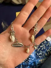 KINFOLK pulsera tobillo mujer tobillera conchas Bohemia para mujer tobillera Bohemia con correa para la playa joyería de verano para la playa pulsera descalza para el tobillo en la pierna