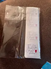 Pegatinas de agradecimiento, 100 Uds. Por apoyar mi etiqueta de pequeño negocio, pegatinas para embalaje, decoración estacionaria