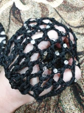 Headwear-Accessories Bun-Cover Hair-Net Skating Fanchon Styling Beautiful Crochet Snood