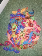 YWHUANSEN-coleteros con Orejas de conejo para bebé, Mini coleteros elásticos, accesorios para el cabello para niña pequeña, lazo para cabello, 50 unidades/lote