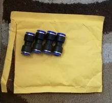 Accesorios Neumáticos Conector recto PU/PG 4-16mm OD manguera reductora 8-6mm plástico empuje en conector rápido Conexión de aire fontanería