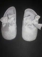 Zapatos blancos con pajarita para niñas pequeñas, calzado antideslizante para cuna, Navidad, boda, primavera y verano