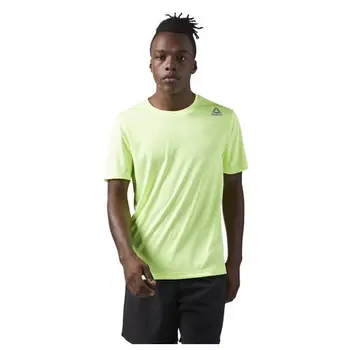 Men’s Short Sleeve T-Shirt Reebok RUN SS TEE Green 
Men’s Short Sleeve T-Shirt Reebok RUN SS TEE Green
