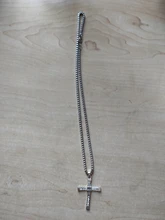 Caliente vender la película rápido y furioso Colgante Cruz Dominic Toretto hombres collar de colgantes para la joyería de los hombres collar de cristal