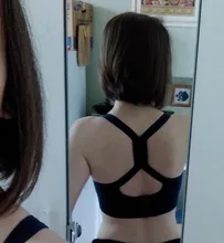 Sujetador cruzado de Yoga para mujer, Top deportivo para mujer, Top deportivo transpirable con agujeros, Chaleco corto para correr, ropa deportiva de realce para Fitness