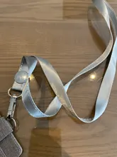 Porta tarjetas de identificación para estudiante y enfermera, correa de cuero para el cuello, alta calidad, 3 bolsillos, insignia, 2020