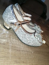 Zapatos de cuero para niñas, zapatos de vestir de boda, zapatos de baile de princesa Elsa para niñas, zapatos casuales, Sandalias planas