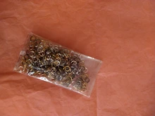 Anillos abiertos de Metal de 4/6/8mm, conectores de anillos partidos para fabricación de joyas