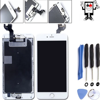 Full screen with components for iPhone 6S Plus 6s + White
Full screen with components for iPhone 6S Plus 6s + White