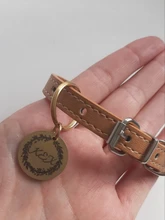 Accesorios de gato de cuero sintético rosa, collar de seguridad personalizado con nombre para chihuahua, Correa pequeña para gato, arnés para gato, XS, S, M, L, XL