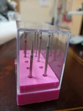 Portabrocas de Lima electrónica para uñas, 10/7 ranuras, caja de almacenamiento clara para limas eléctricas rotativas, accesorio herramienta de exhibición de uñas