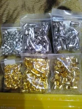 Pulseras de cuerdas de cuero para hacer joyas, tapas de borla con punta final, con hebilla, 3, 4, 5, 7, 8, 10mm, cuentas engastadas de cierre, 50-100 Uds.