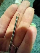 1/4 unids/pack acero inoxidable, espinillas eliminación agujas granos, acné Extractor de cabeza negra limpiador de poros de cuidado de la piel belleza herramienta