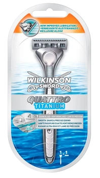 Wilkinson Sword Quattro Titanium 1up Shaver + Spare Blade 2pcs Cheap And Quality
Wilkinson Sword Quattro Titanium 1up Shaver + Spare Blade 2pcs Cheap And Quality