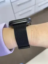 Correa de Metal de acero inoxidable para apple Watch, Correa delgada de 44mm, 40mm, 38mm, 42mm, Series 6 5 4 SE para iWatch 3 2 1