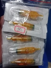 Cartucho de tatuaje desechable, agujas para maquillaje, 3RL/5RL/7RL/9RL/5M1/7M1/9M1/5RS/7RS/9RS, para máquina de tatuaje con microbisturí, 10 Uds.