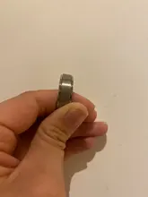 Anillo giratorio básico para hombre, joyería personalizada de acero inoxidable, 6 mm, 8 mm, estilo punk, alianza