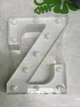 Letrero con símbolo de letras para decoración del hogar, luces LED de plástico con forma de corazón para escritorio, adorno de letras para boda, regalo de San Valentín