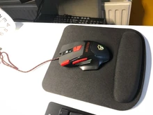 Nueva pequeña forma de los pies Mouse Pad apto para confort de muñeca de Color sólido Juegos de ordenador alfombrilla creativo EVA almohadilla blanda para ratón 1 Pc