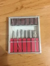 Juego de 12 brocas para uñas, Lima eléctrica para cutículas, lijadora para manicura y pulido de uñas
