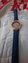 Las mujeres cielo estrellado cielo reloj de lujo de oro rosa diamante Relojes de Cuero ocasionales de las señoras banda de cuarzo reloj de pulsera mujer reloj zegarek damski