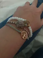 DIEZI, envío directo, diferentes estilos, elefante, árbol de la vida, borla, cadena, brazalete, conjuntos para mujeres, pulseras con cuentas, brazaletes, joyería
