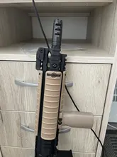 Alfombra de estilo Airsoft para Paintball táctico, agarre frontal Vertical para Airsoft BB, pistola de aire AR15, mango de polímero para Rifle de 20mm, riel Picatinny