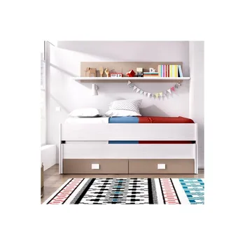 TRUNDLE BED IN MODEL KIT KLEIN 2 DRAWER + 1 SHELF COLOR ARTIC AND TORTOLA
TRUNDLE BED IN MODEL KIT KLEIN 2 DRAWER + 1 SHELF COLOR ARTIC AND TORTOLA