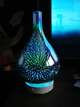 Air-Humidifier Diffuser-Mist-Maker Firework Essential-Oil Ultrasonic Aroma Glass 3D
