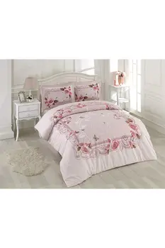 Ozdilek Ranforce Katre Soft Feel Hypoallergenic % 100 Cotton 3 Pieces Single Duvet Cover Set with Flat Sheet Powder 
Ozdilek Ranforce Katre Soft Feel Hypoallergenic % 100 Cotton 3 Pieces Single Duvet Cover Set with Flat Sheet Powder
