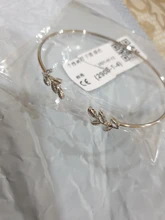 Brazaletes de moda sencillos para mujer, brazalete de hojas, brazalete abierto Popular, regalo