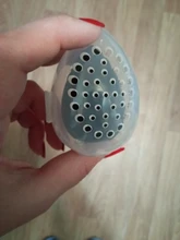 Soporte de esponja de belleza estuche de almacenamiento, maquillaje, licuadora, soporte para esponjas, vacío, cosmético, en forma de huevo, transparente, caja de secado 2020, 1 ud.